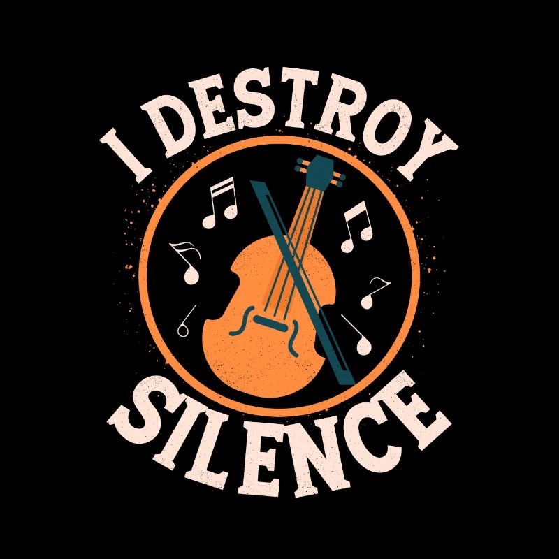 I Destroy Silence Orchestra Violon Violoniste