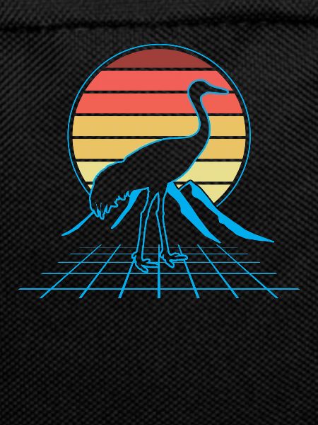 Sandhill Crane Retro Bird Birdwatching