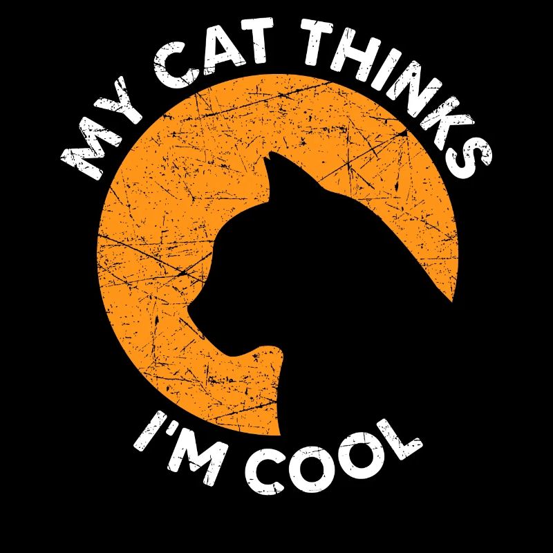 My cat thinks I'm cool
