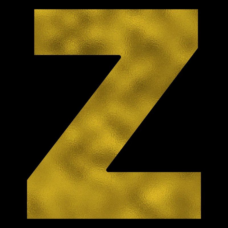 Letter Z Gold