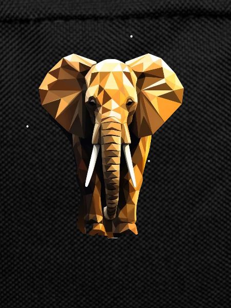 Geometric Style Elephant