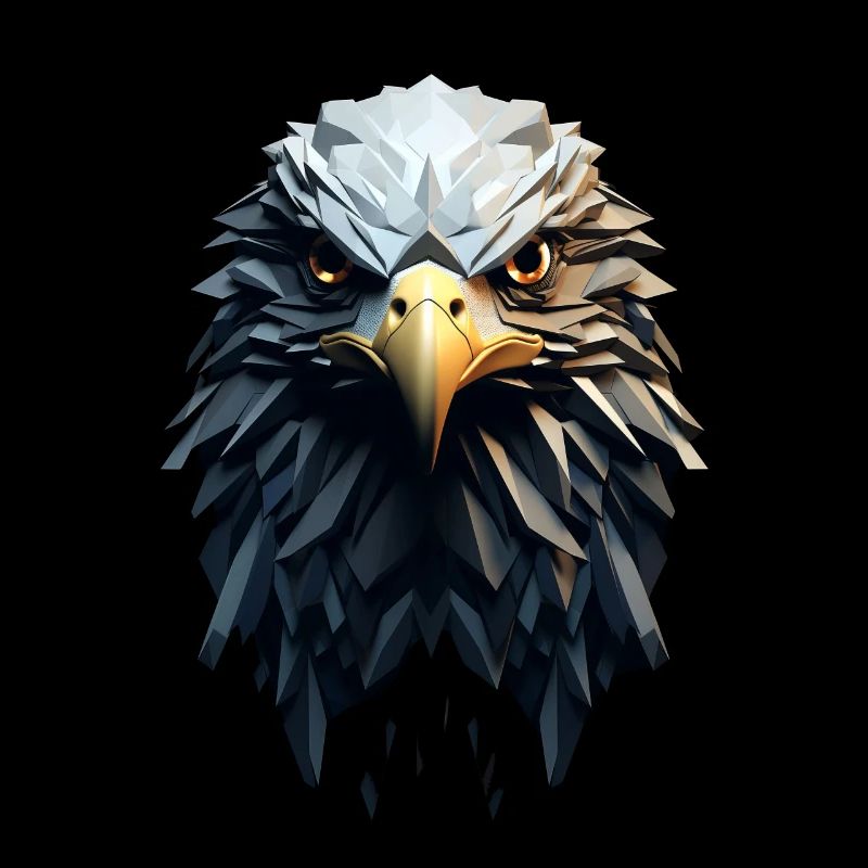 Geometric Eagle Animation