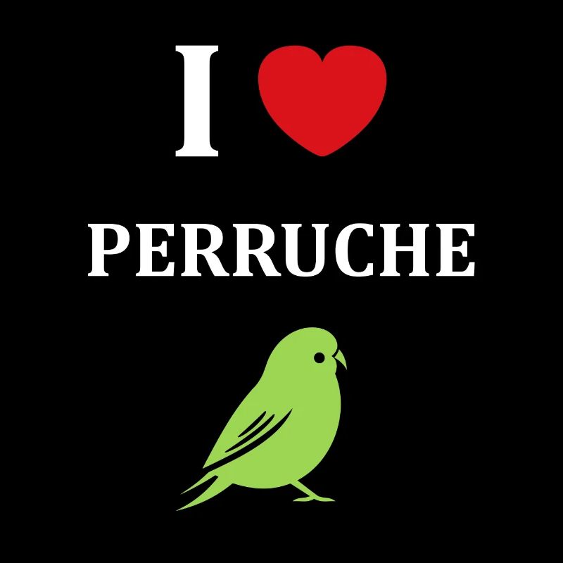 Oiseaux perruches humour petite perruche