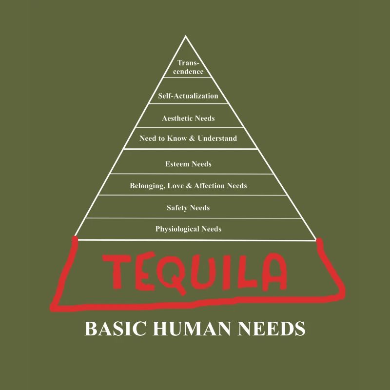 Tequila Basic Human Needs Pyramid Jeu de mots mexicain