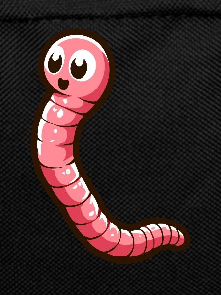 Earthearthworm Funny Cartoon Character