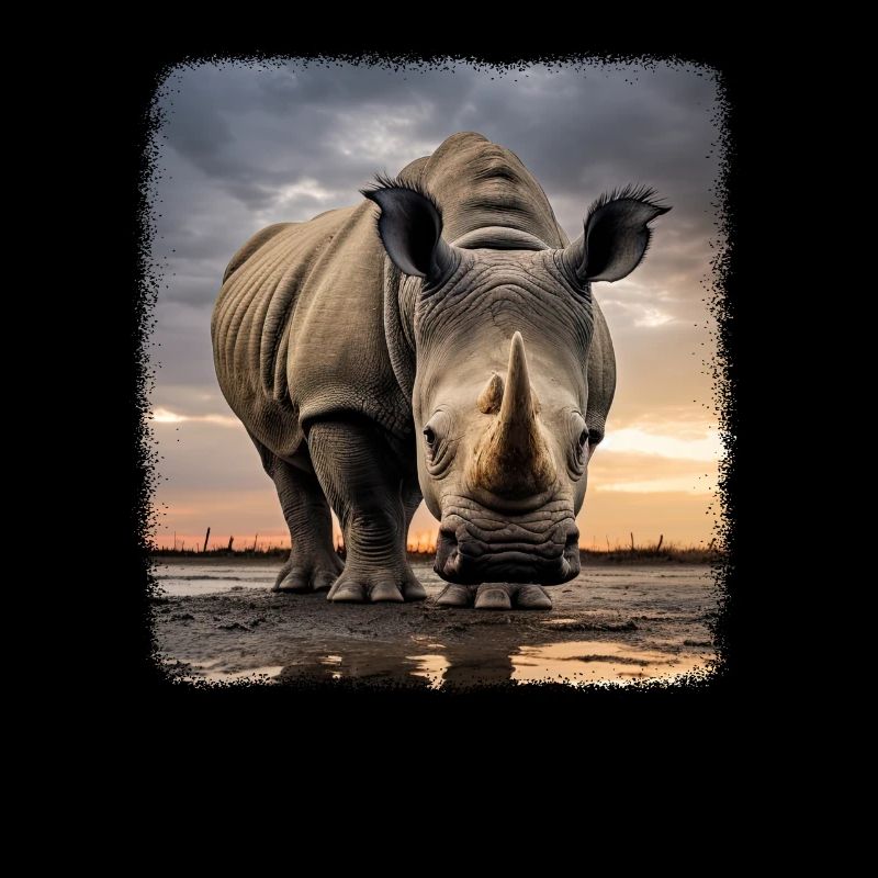 Nashörner realistic Nashorn