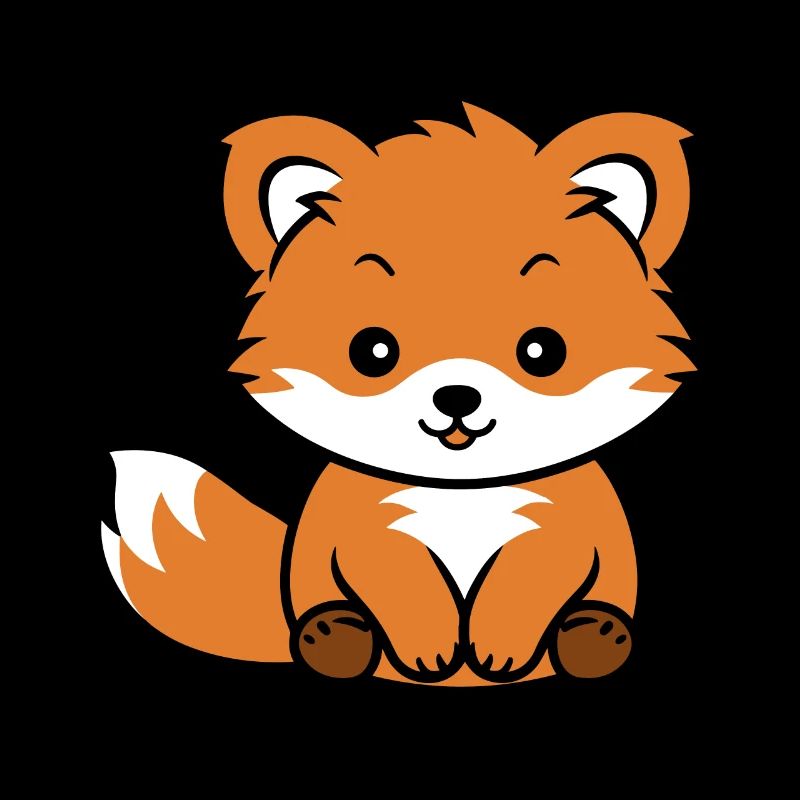Fuchs liebt den kleinen roten Panda