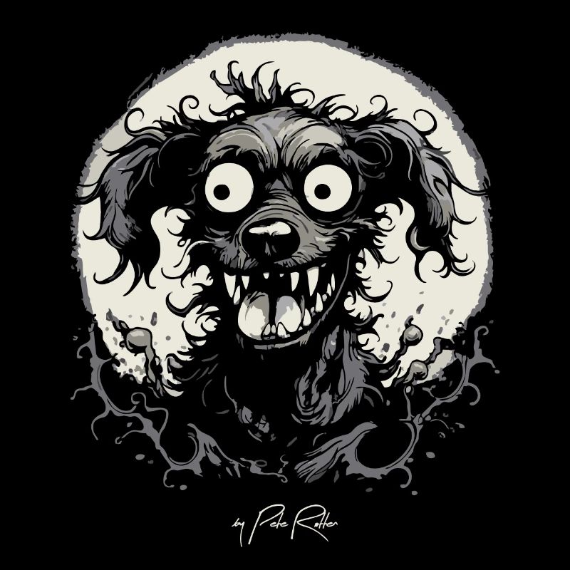 Horror dog from hell