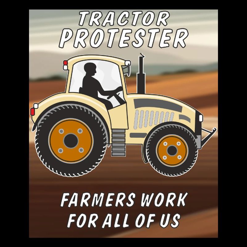 TRACTOR PROTESTER