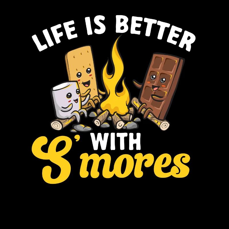 S'more Lagerfeuer Marshmallow Camping