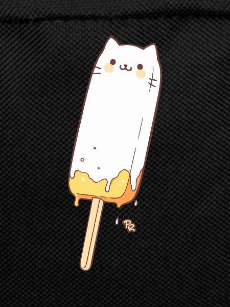 A cute popsicle cat