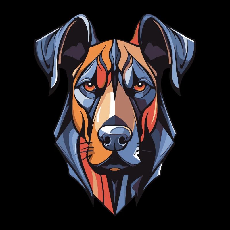 Great Dane Dog Head