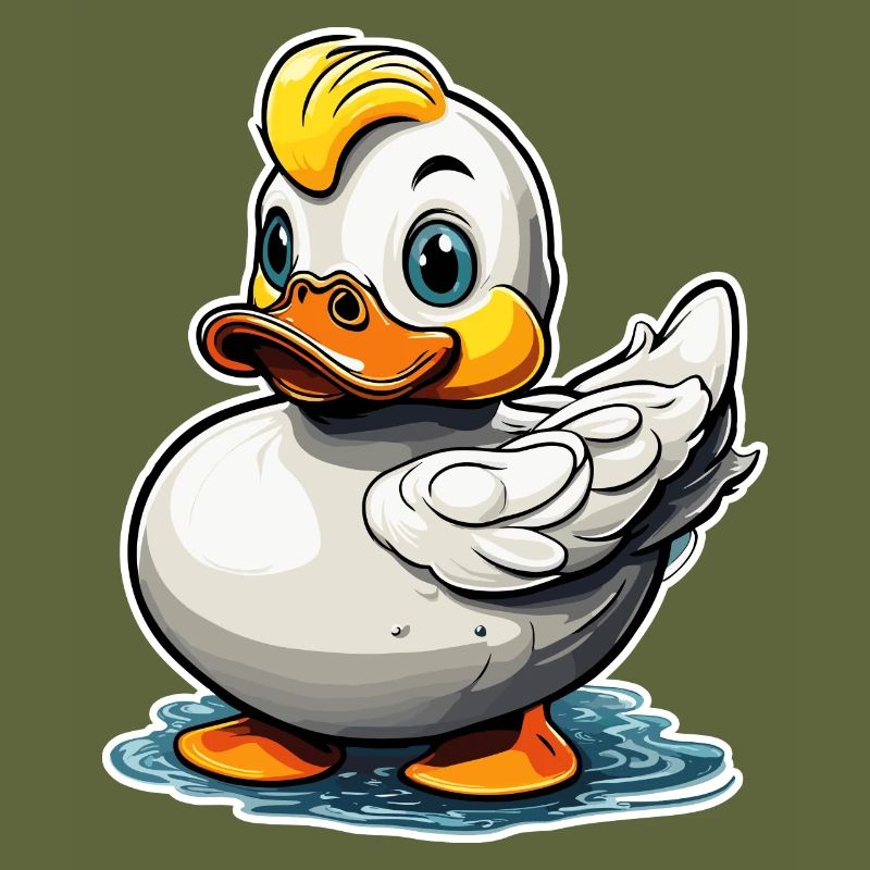 Canard en caoutchouc / canard en caoutchouc / eau / baignoire