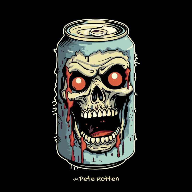 La canette de soda Horror Skull