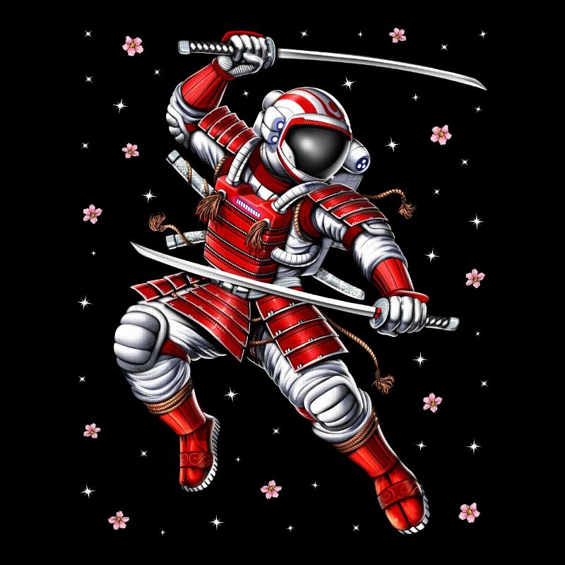 Astronaut Samurai Warrior
