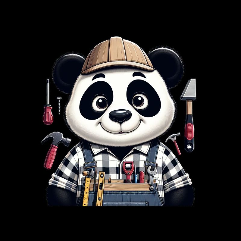 Cute Panda Craftsman