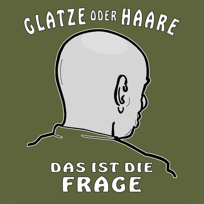 GLATZE ODER HAARE DAS IST DIE FRAGE