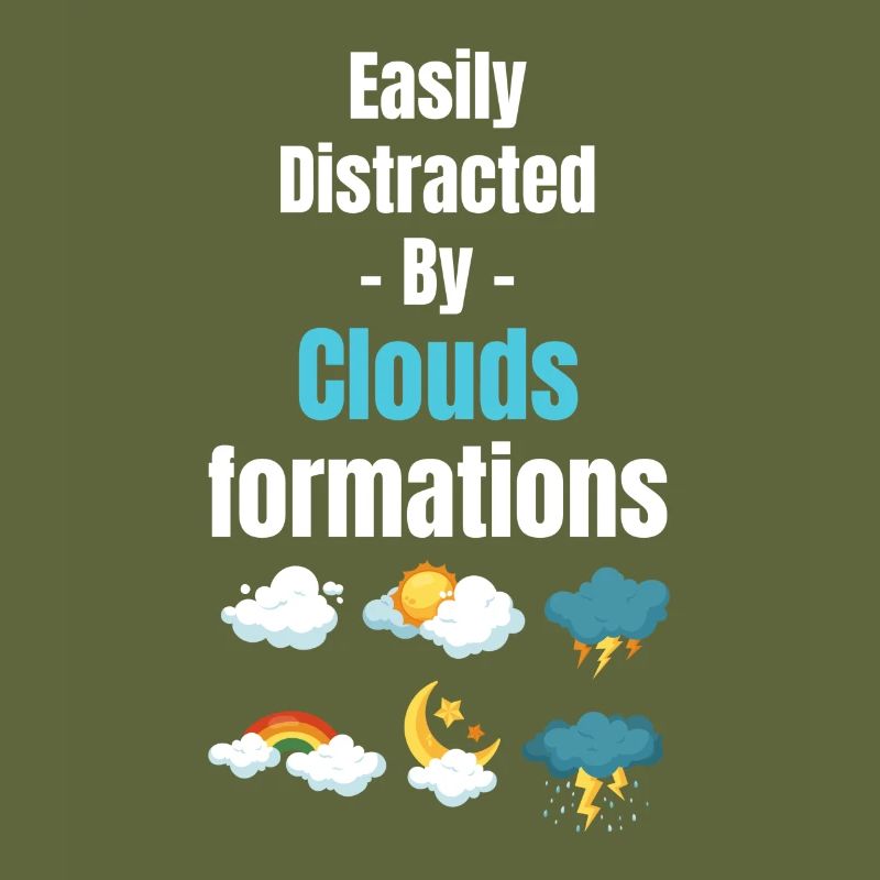 Easily distracted by funnier cloud formations