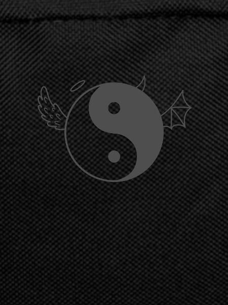 Wings Yin and Yang Symbol