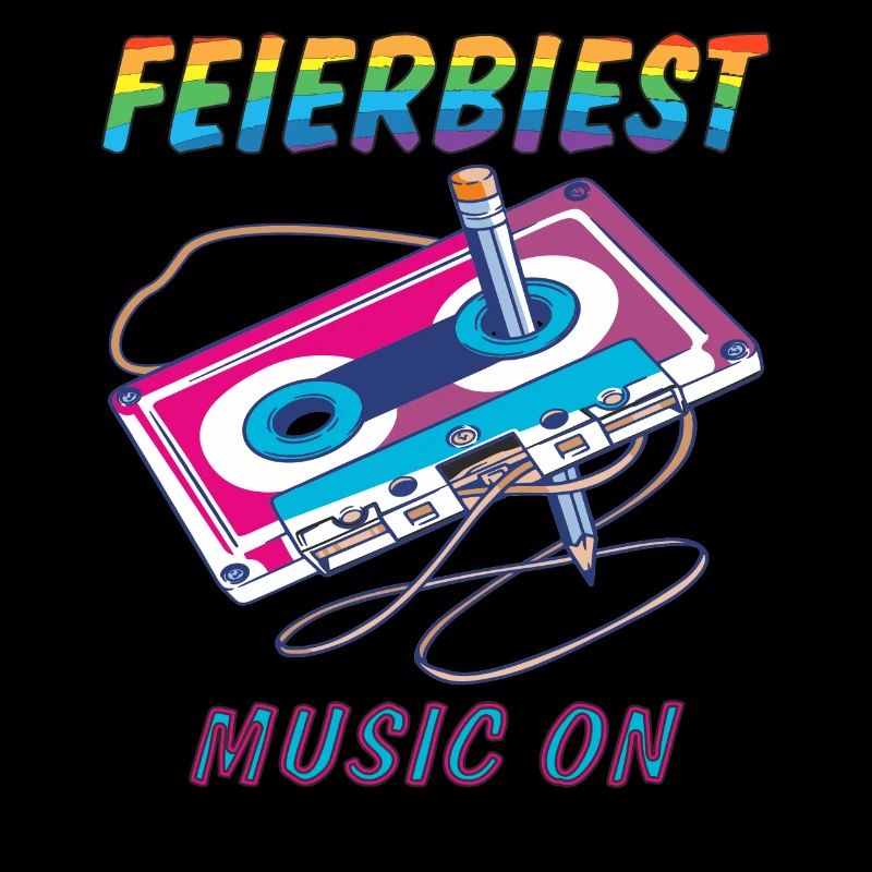 CASSETTE FEIERBIEST MUSIC ON