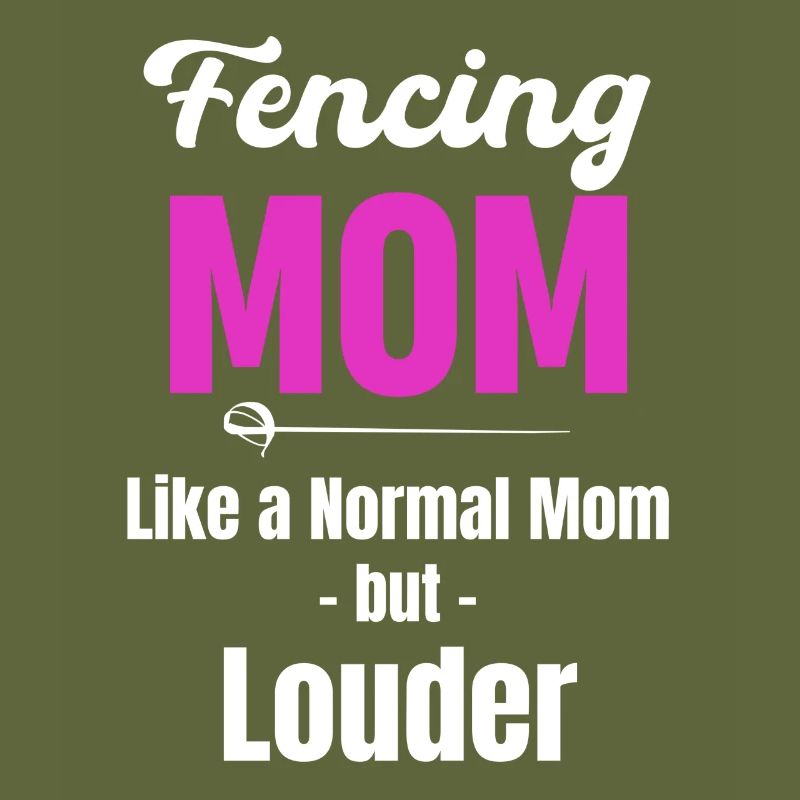 Fechten Der Mutter Wie Eine Normale Mutter, Aber