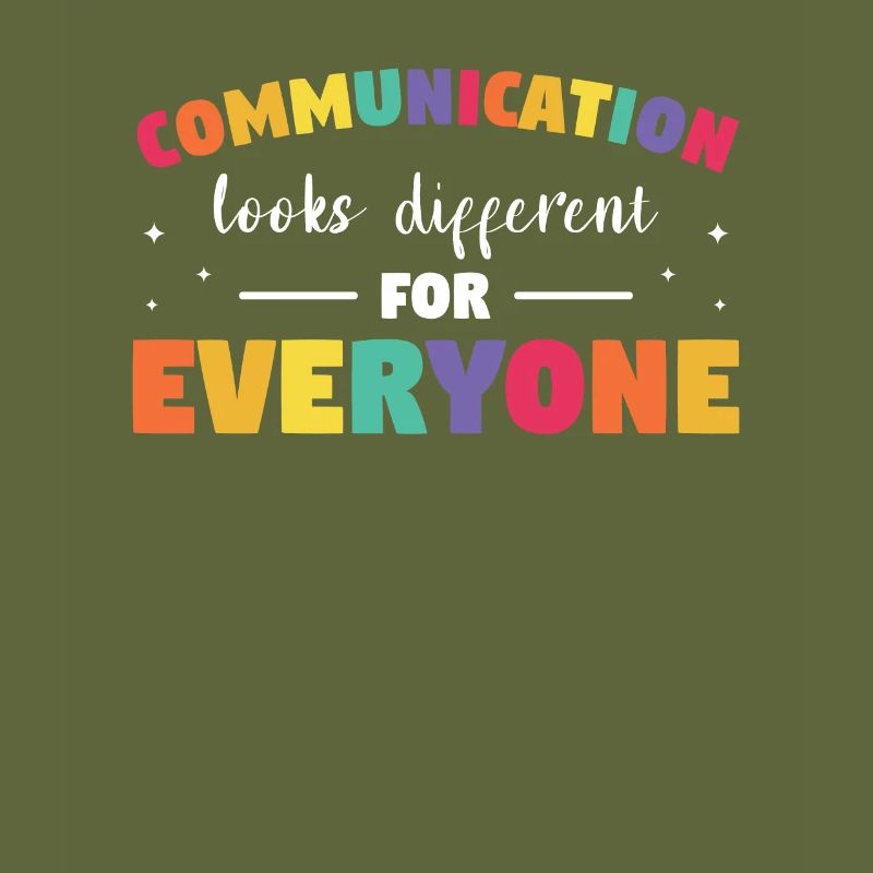 La communication est différente pour tout le monde Discours