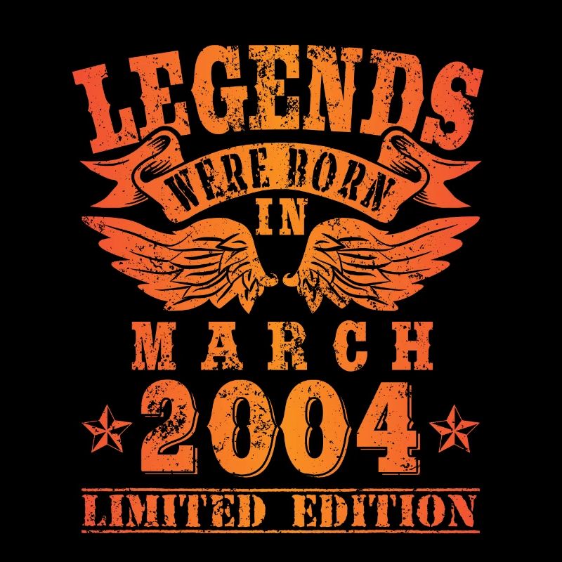 Legends sont nés en Mars 2004 Anniversaire