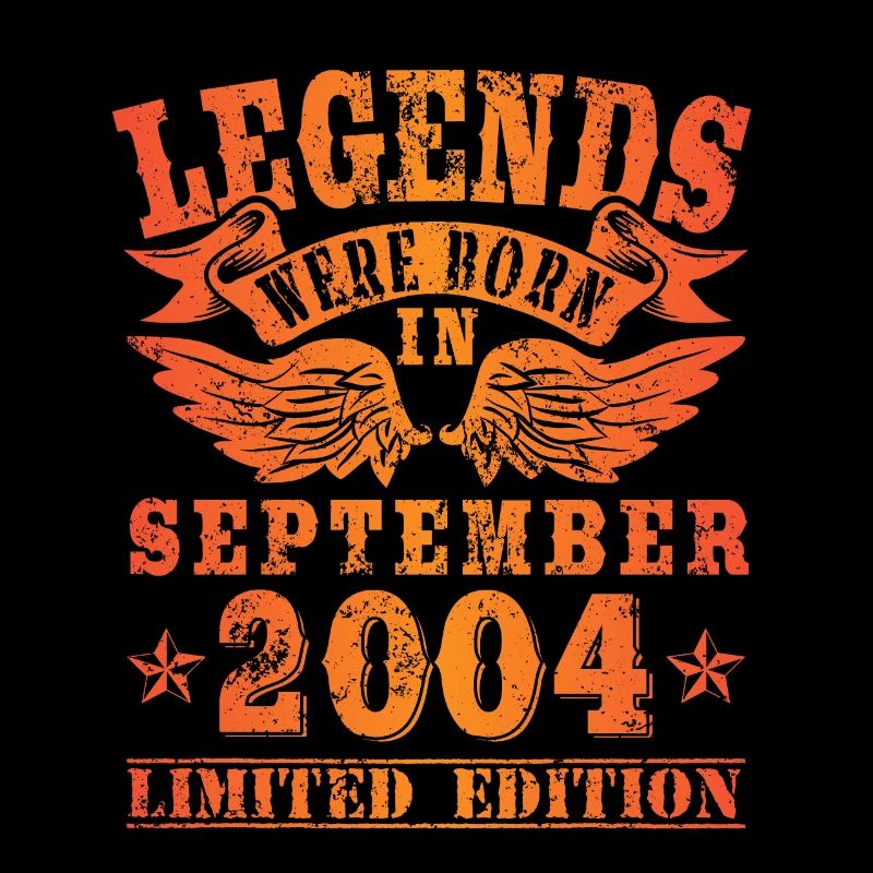 Legends sont nés en Septembre 2004 Anniversaire