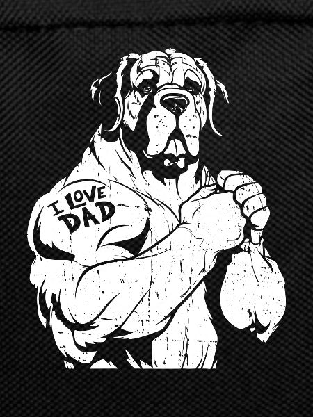 St. Bernard I Love Dad