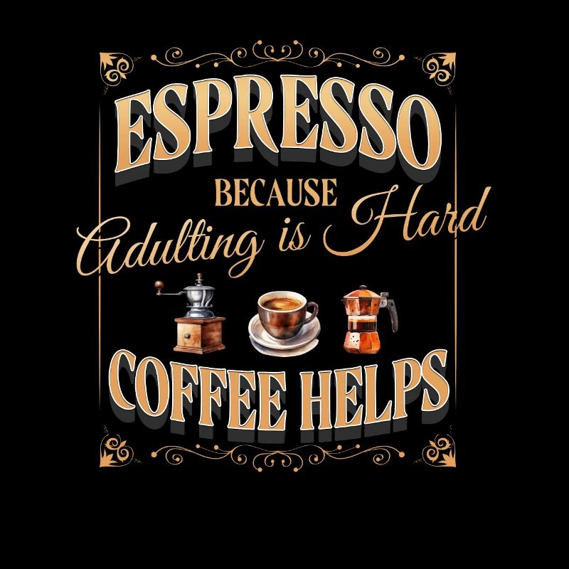 Espresso because growing up is hard - Coffee