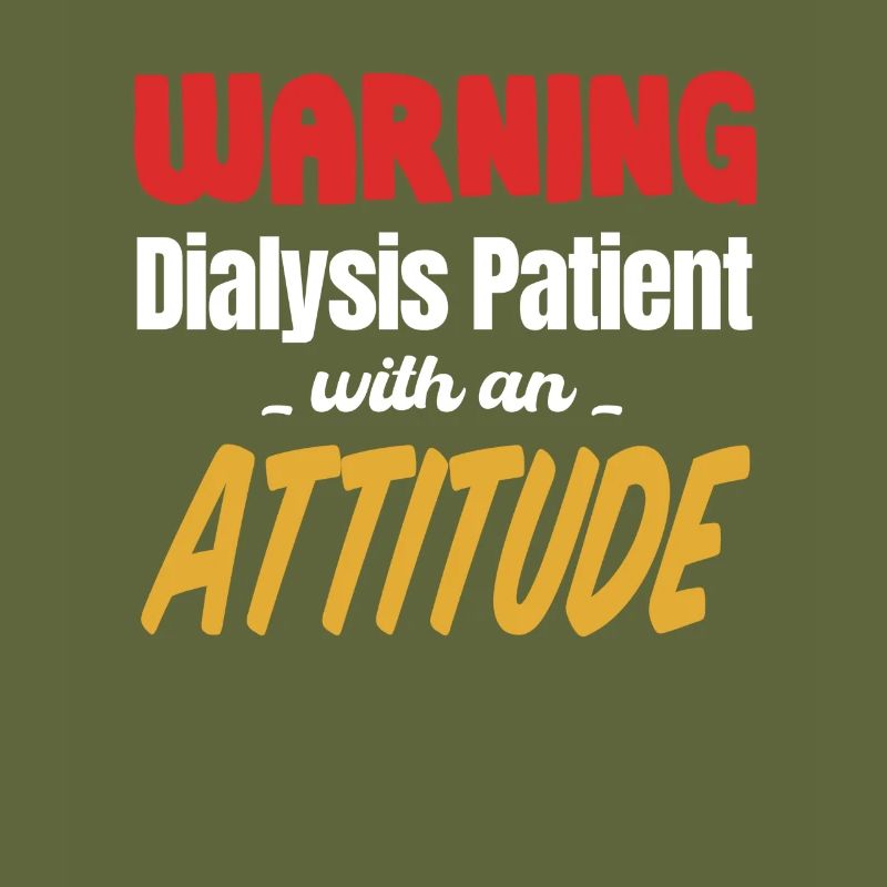 Warnung Dialysepatient Mit Einer Einstellung
