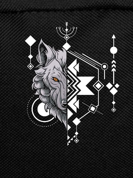 Wolf Abstract Polygon Geometrical Wolf