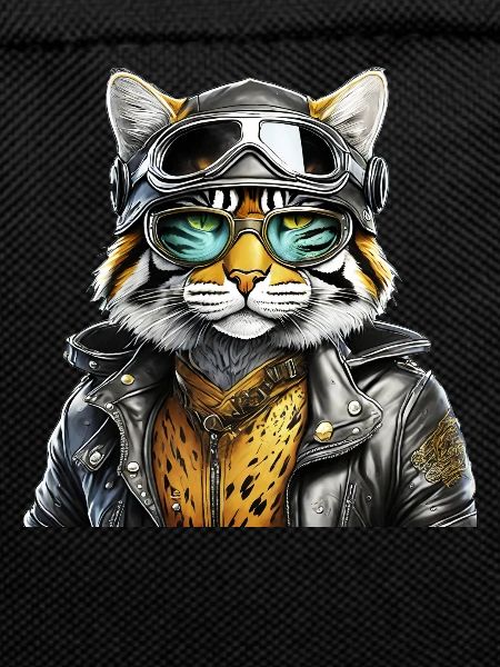 CAT LEATHER JACKET GLASSES