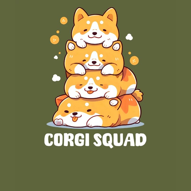 Corgi Mama Papa Corgi Squad