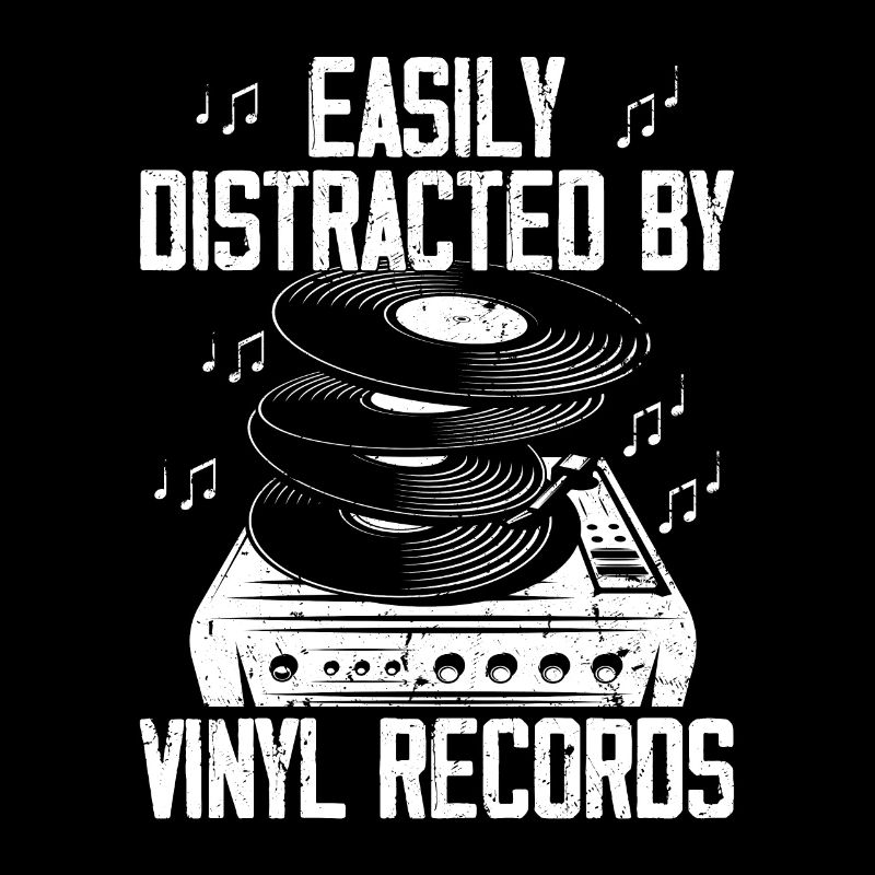 Facilement distrait par les disques vinyles Vint