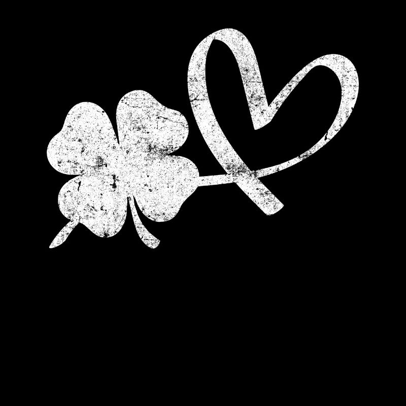 Irisches Kleeblatt Herz St. Patrick's Day