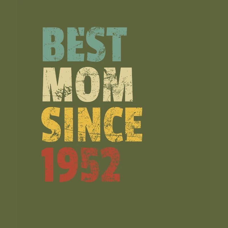 Beste Mutter seit 1952 Muttertags-Slogan-Zitat