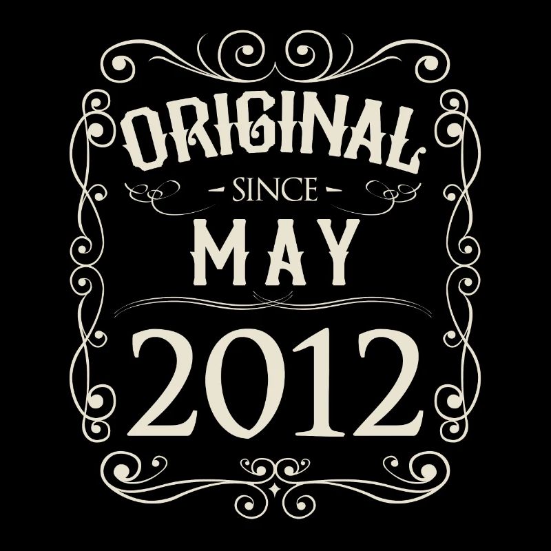Vintage - Original since Mai 2012 Geburtstag
