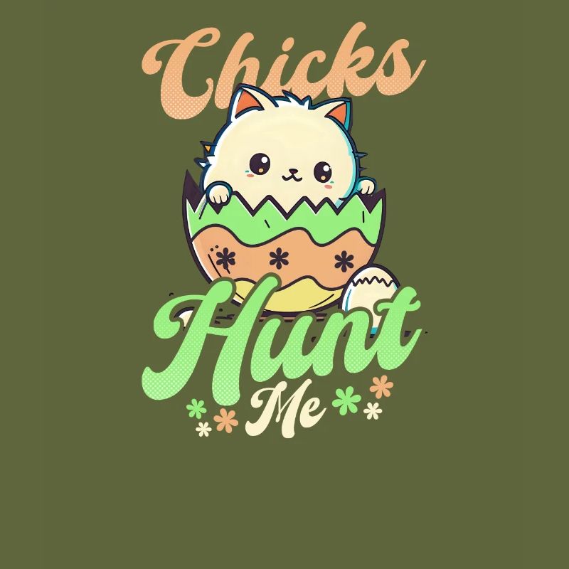 Cat Easter Chicks Hunt Mhe