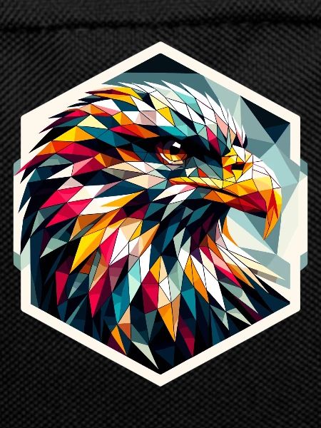 Seeadler in Polygonendarstellung