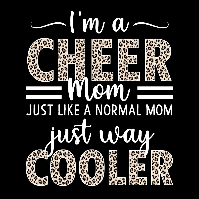 Cheerleading Mutter Leopard Gepard Cheer Mama