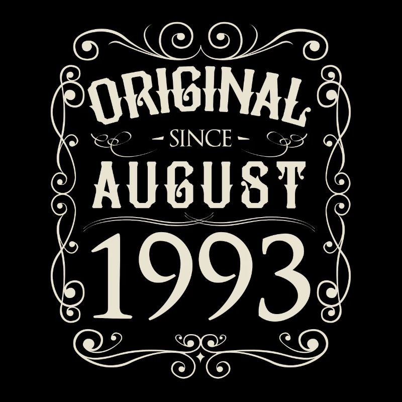 Vintage - Original since August 1993 Geburtstag