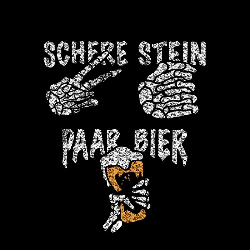 Scissors, rock, pair, beer - the perfect outfit