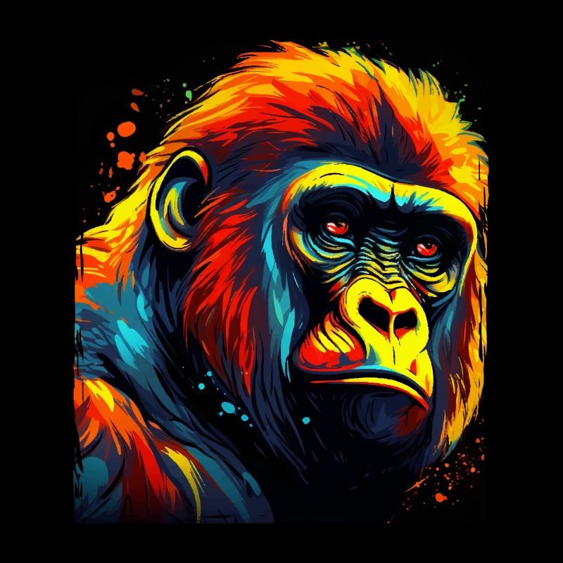 Portrait de gorille