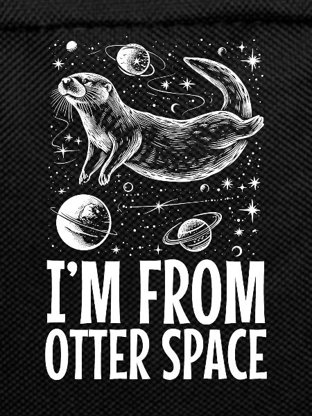 Otter Space Funny Otter Astronaut