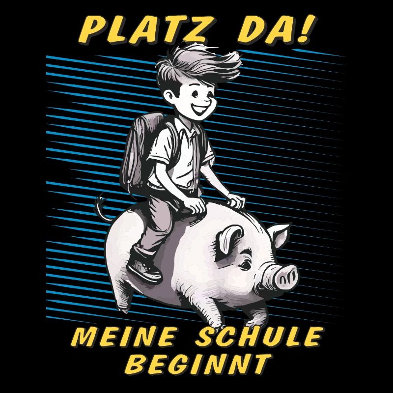 PIG KID BOY SCHOOL STARTS