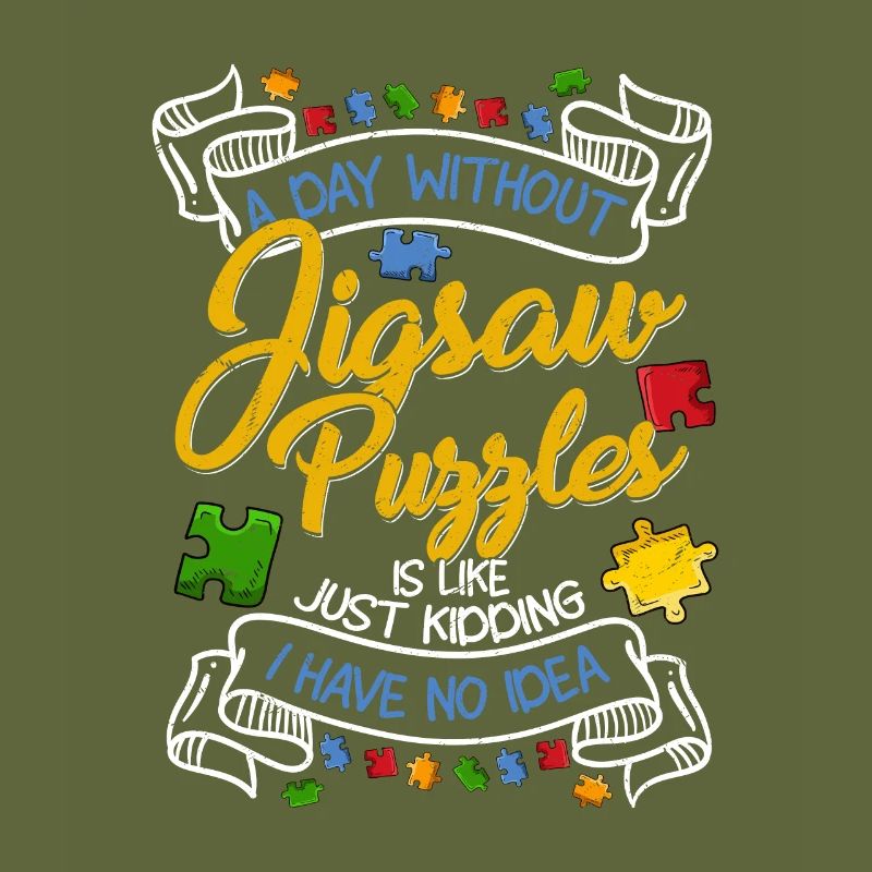 A Day Without Jigsaw Puzzles Piece Solving