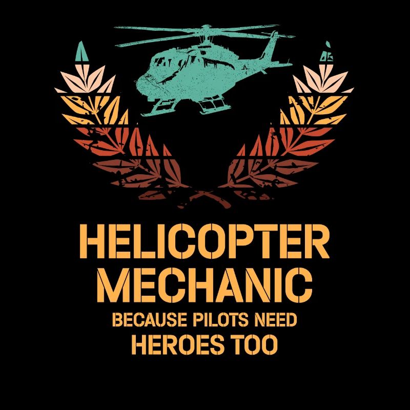 Helicopter Mechanic Heroes Pride