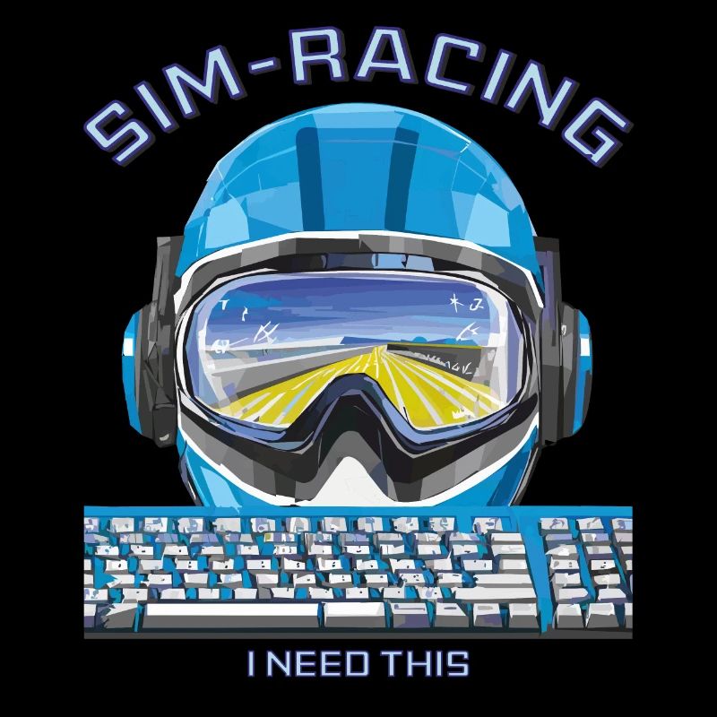 KEYBOARD RACING HELMET SIM RACING