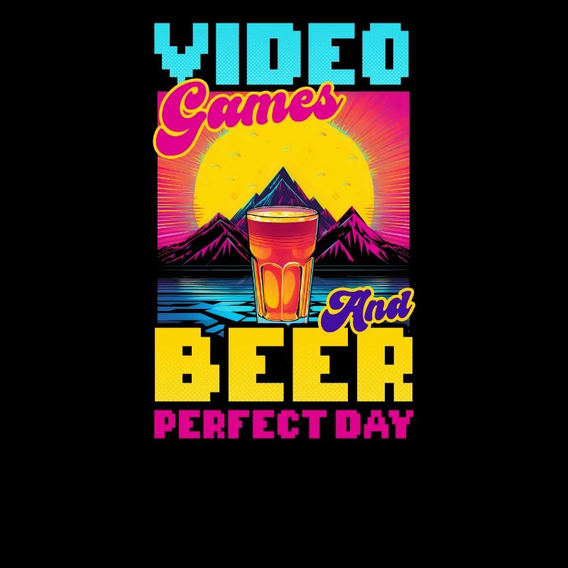 Ich bin ein Videospieler Videospiele Und Bier Perfekter Tag